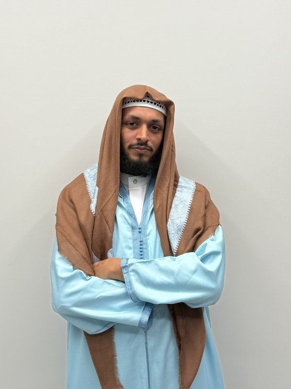 Brown and Light Blue - View 2