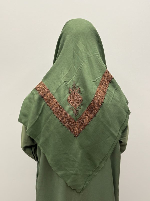 Olive Green and Golden Brown - View 3