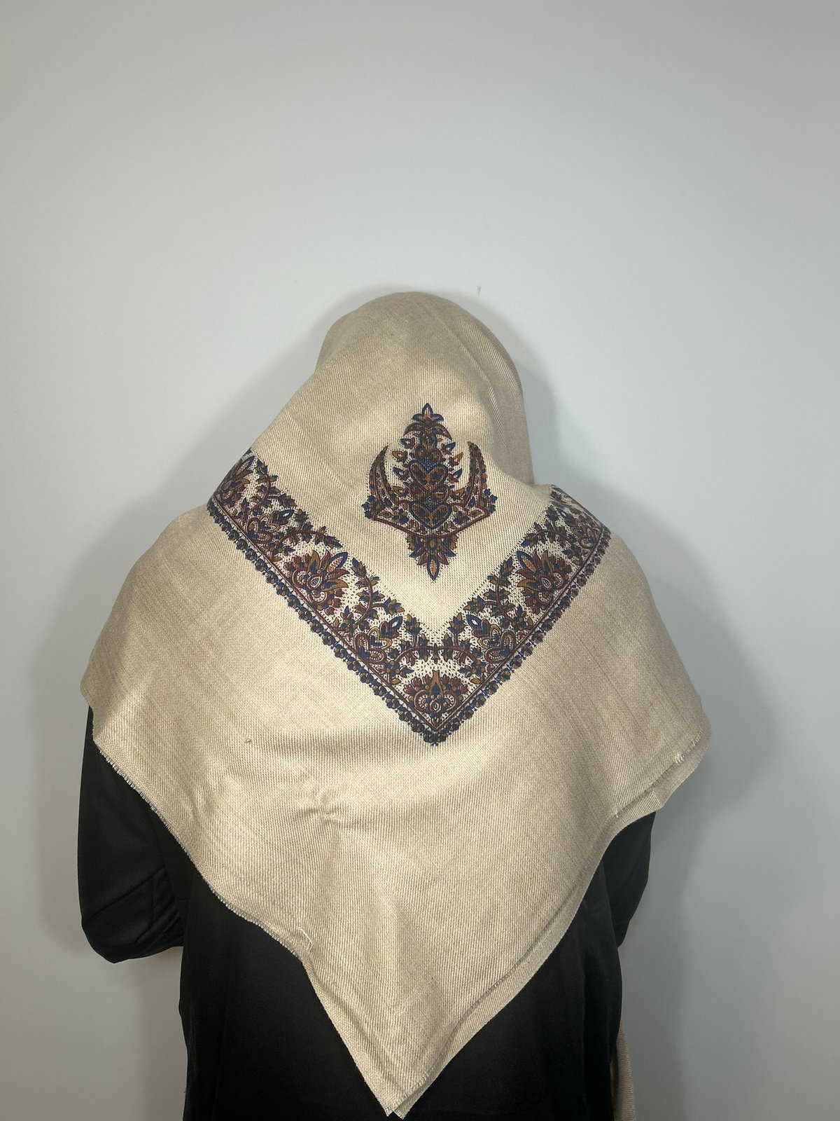 Tan and Blue and Red and Orange